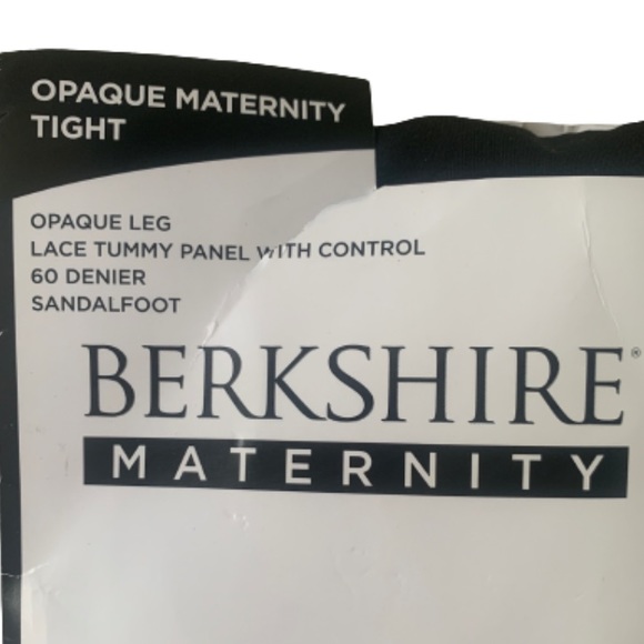 NEW Berkshire Maternity Opaque Sandal Foot Tights - Picture 3 of 5